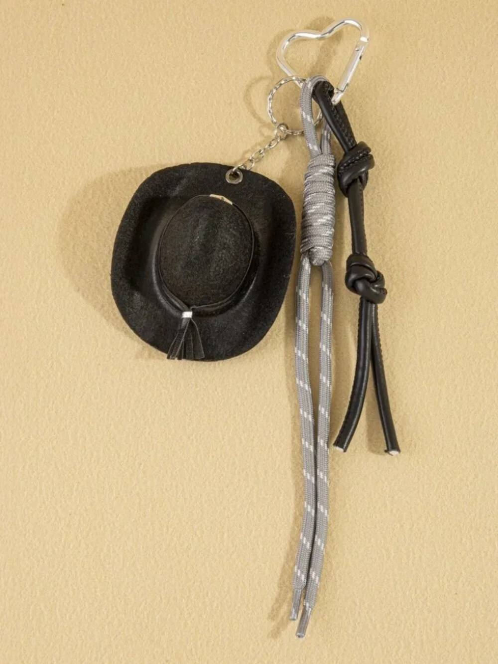 Adorable Mini Cowboy Hat Western Rope Bag Charm